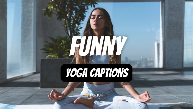 Funny Yoga Captions